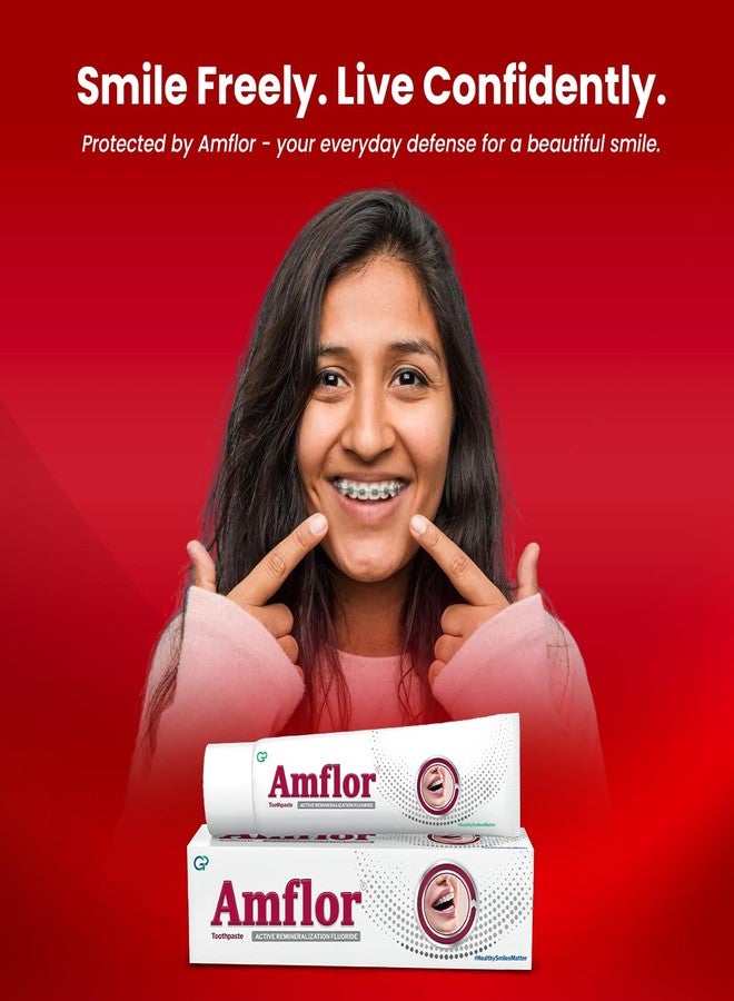 Amflor Toothpaste for Braces | Prevents Cavities & White Spot Lesions | Organic Amine Fluoride for Enamel Remineralization| Mint Flavour Orthodontic Toothpaste | Pack of 1 (70 g per pack) - Image 5